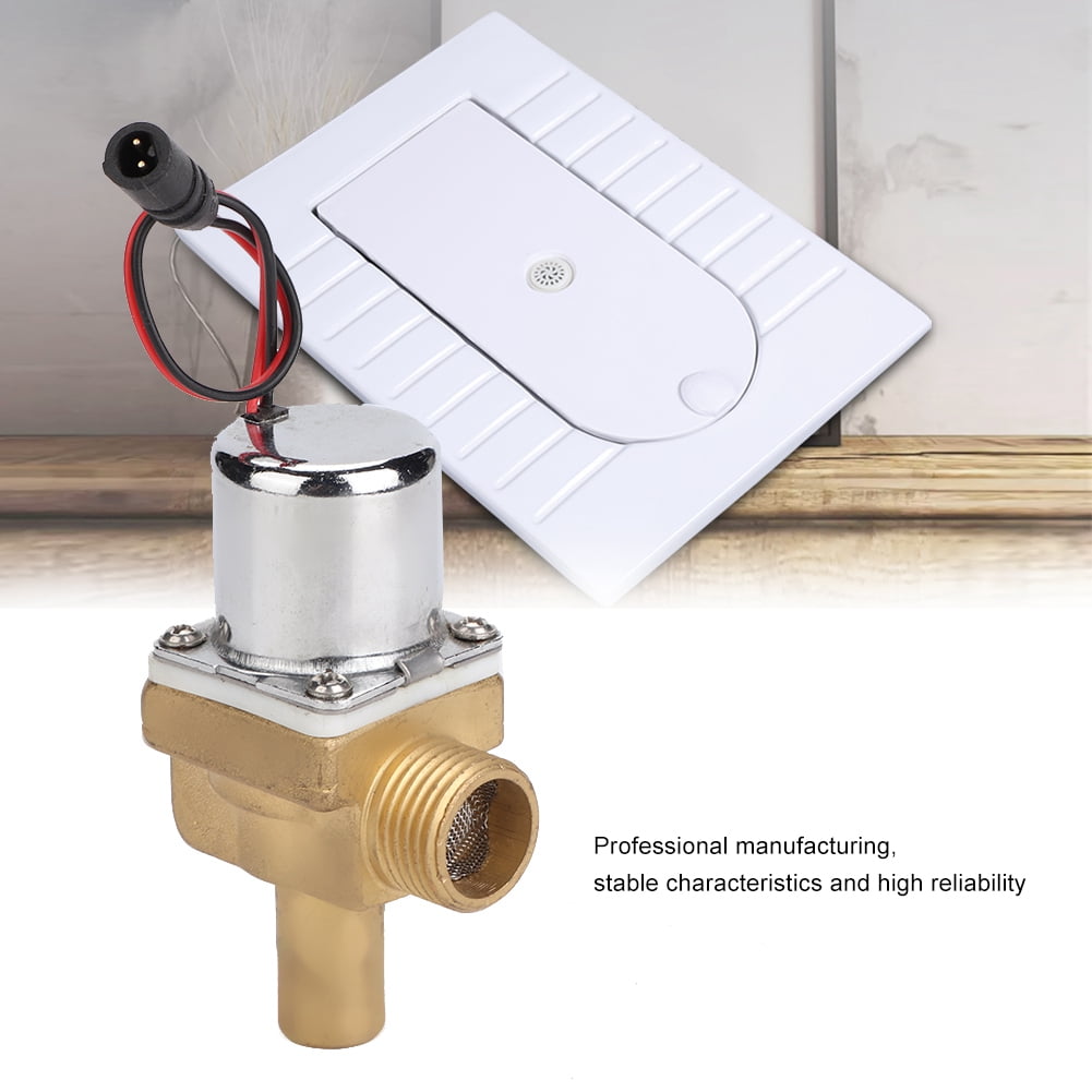 B Solenoid Valve Home Bathroom Copper Urinal Sensor 6V Solenoid Valve Maintenance Accessory